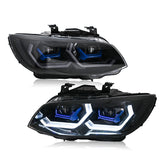 BMW 3-Series LED Headlights (2011-2013 E92/E93 LCI), Fits 325i/328i/335i, Plug and Play, Easy Installation
